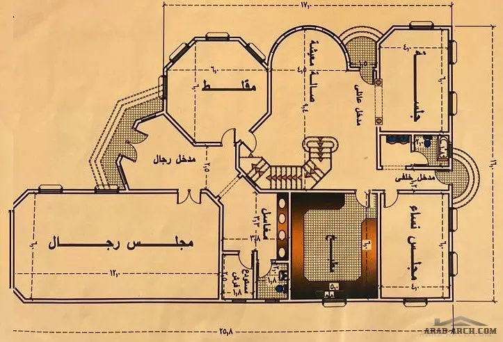 تصميم مخططات فلل مودرن