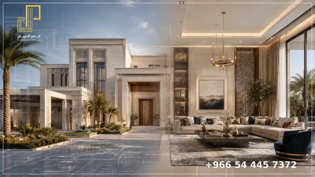 الفرق بين التصميم المعماري والتصميم الداخلي