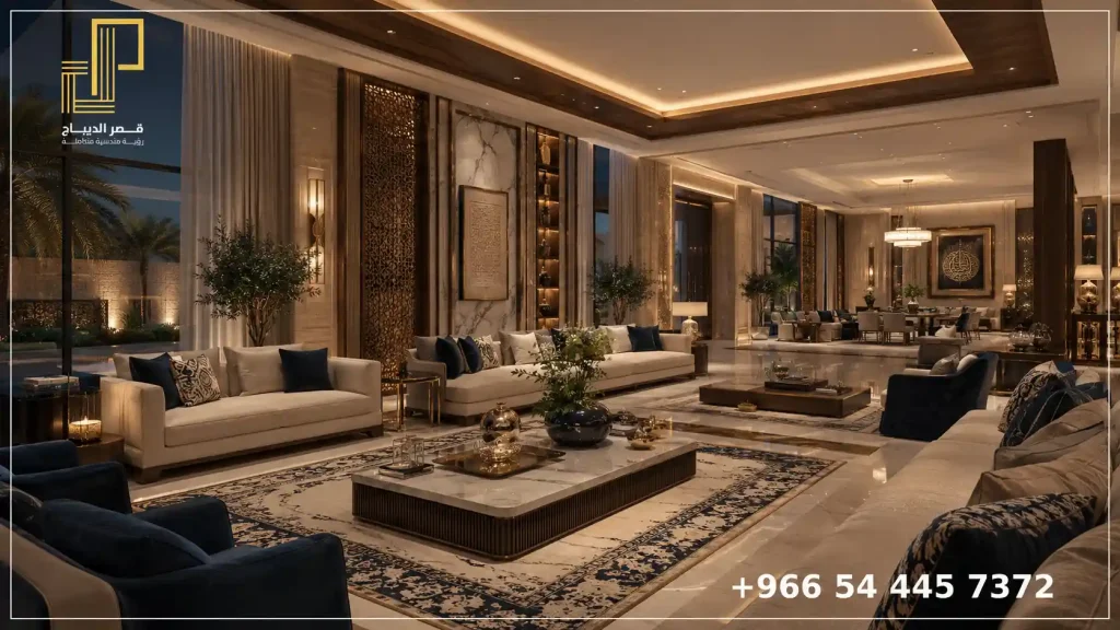 تصميم داخلي للمجالس والصالات